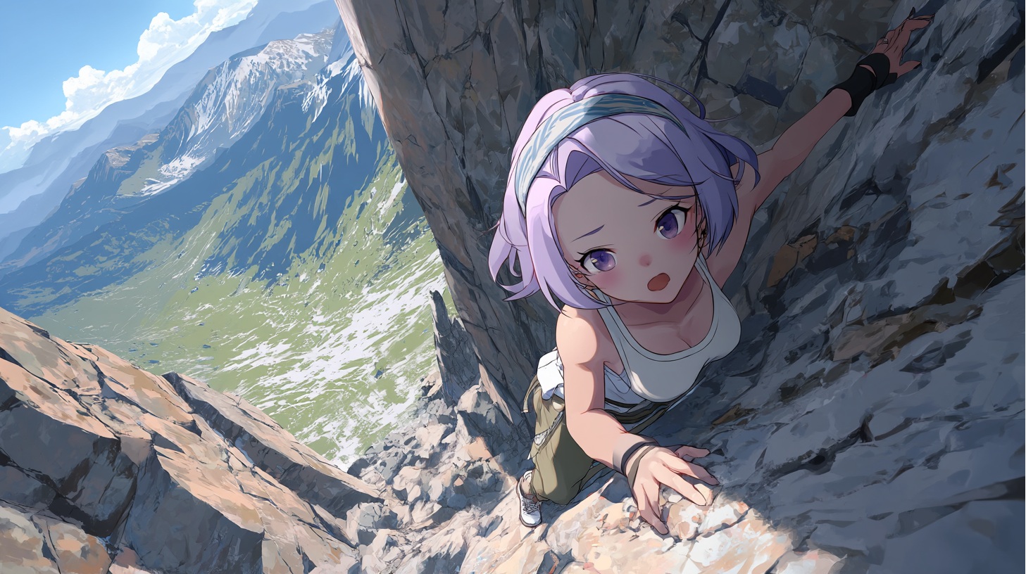 少しづつステップを踏んで、登っていこうとするりんちゃん